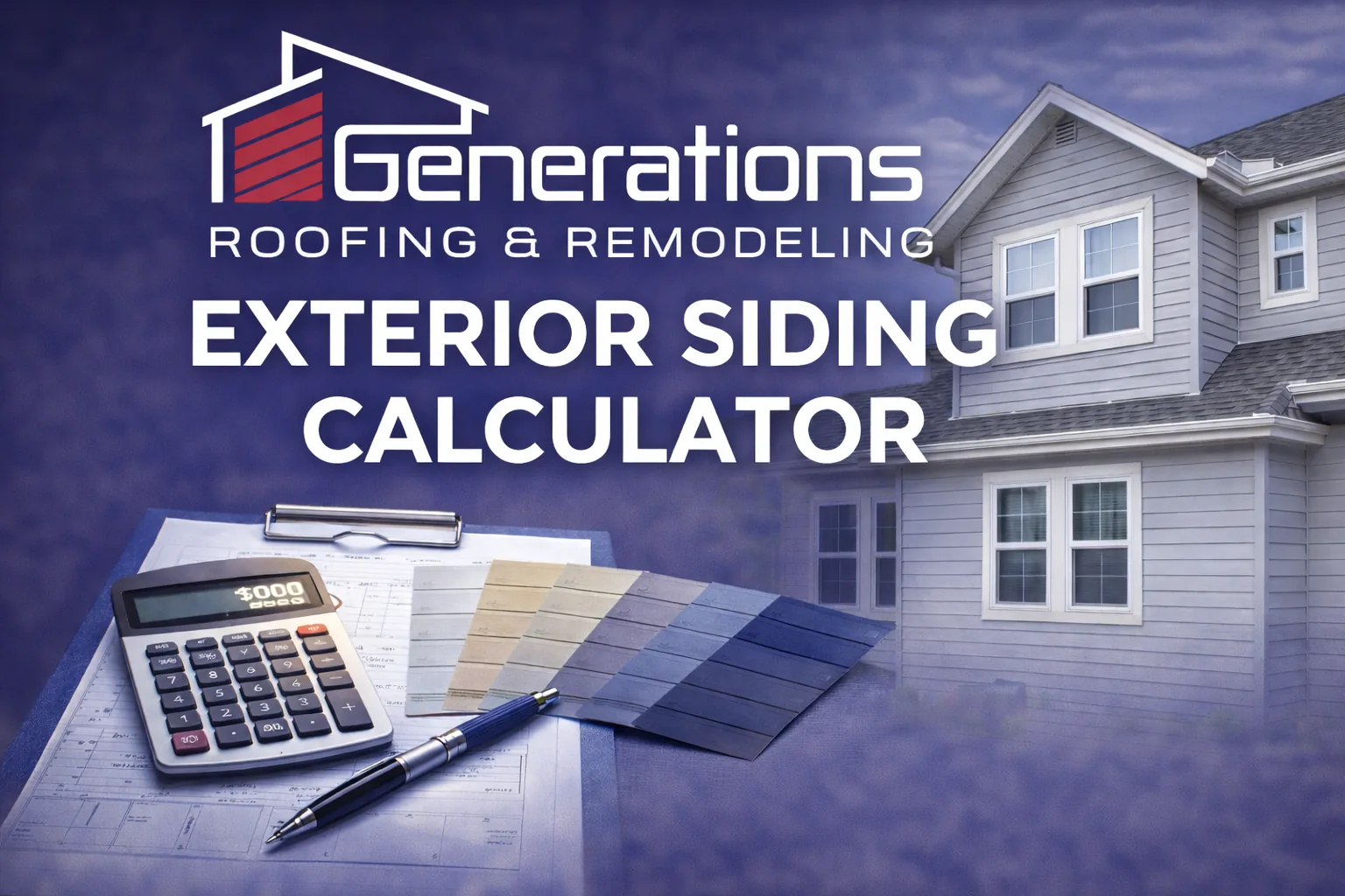 Siding cost calculator preview