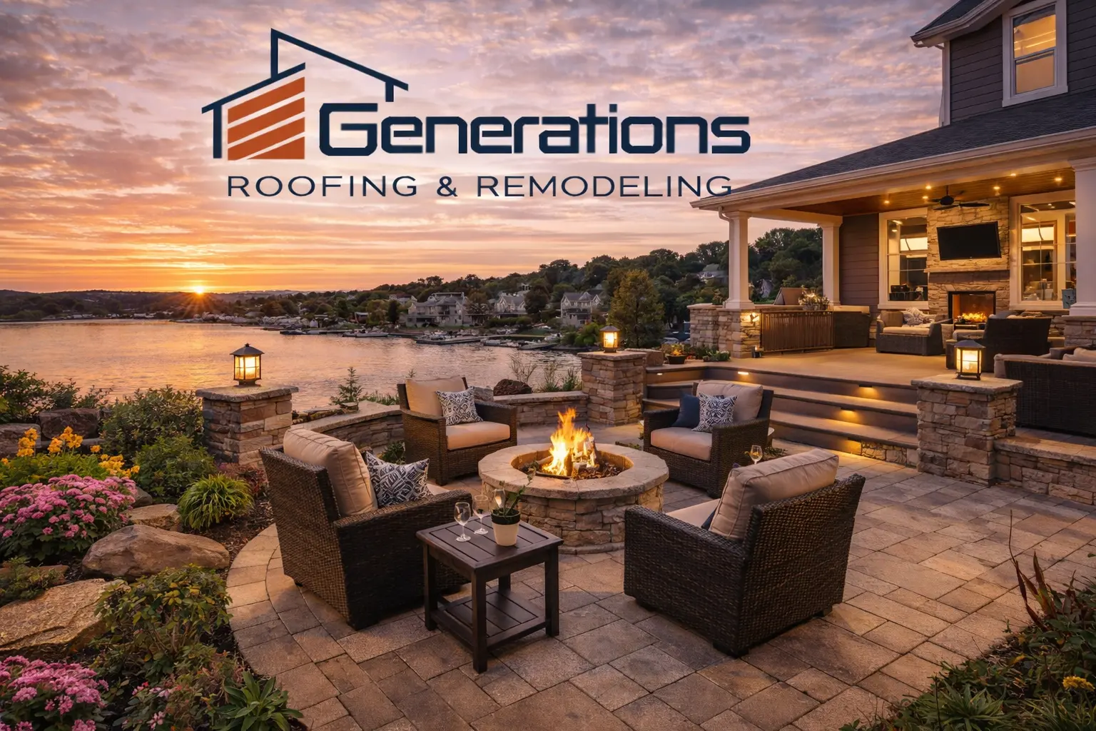 Natural stone patio construction Milwaukee premium outdoor spaces