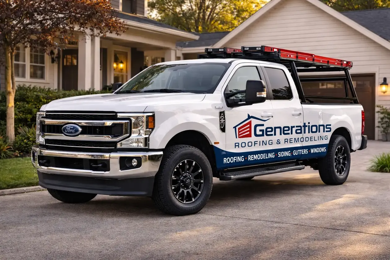 Generations Roofing & Remodeling truck — Wauwatosa Wisconsin