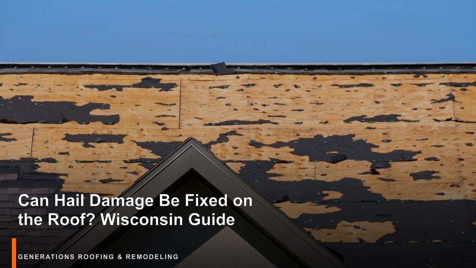 Can Hail Damage Be Fixed on the Roof? Wisconsin Guide